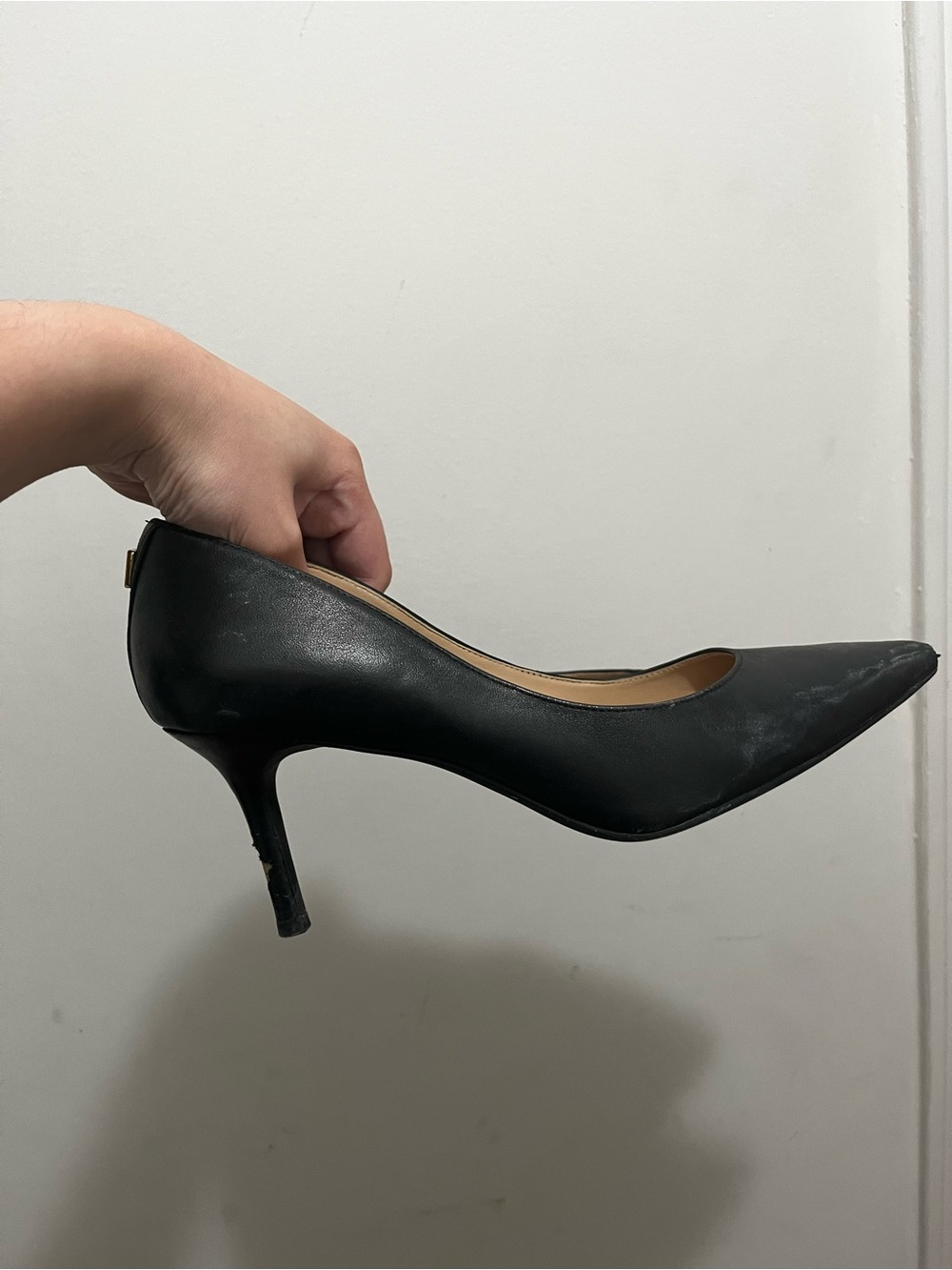 Ralph Lauren Classic Black Pointed-Toe Women's Pump